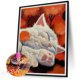 thumbnail image 2 of Cuadros Decorativos 5D bricolaje taladro redondo completo diamante pintura gato Kit decoración del hogar arte artesanía Wdftyju de costura negro 4 estilos, 2 of 8