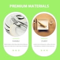 thumbnail image 2 of Shisuyan Rabbit Shaped Cutlery Holder Green Non-Woven Fabric 8Pcs 6.3X3.9In, 2 of 9