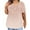 Beige, variant on USSUMA Womens Clothes Womens Tank Tops Round Neck Short Sleeve Plus Size Tops for Women Prints Loose Fit Casual T-Shirt Lightweight Blouse Street Beige Polyester Up to 45% off L