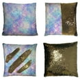 thumbnail image 1 of EREHome Mermaid Galaxy Print Pillow Case Home Decor Cushion Cover 16x16 Inch, 1 of 2