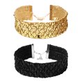 thumbnail image 1 of 2 Pcs Colliers à Sequins Collier Ajustable pour Femmes, Colliers Époustouflants pour Femmes, 1 of 5