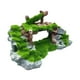 thumbnail image 3 of Decoración de acuario Decoración de pecera Cama para tomar el sol Tortuga Paisaje Roca Creativo Forma de puente, 3 of 9