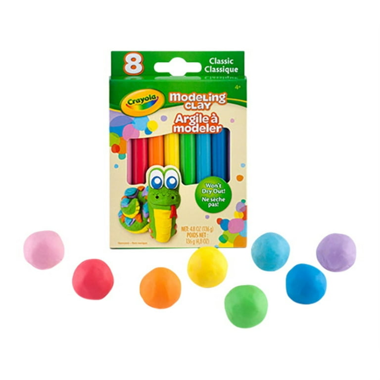 Crayola Modeling Clay Classic Color Asso Basic Supplies 8 Pieces