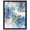 Black Frame, variant on Blue Botanicals Shadowbox Print Western Floral Art by Art Remedy, Blonde Frame, 20 x 24