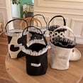 thumbnail image 2 of Spring And Summer Small Bag Portable Canvas Carry Storage Handbag With Lace Trim, 2 of 4