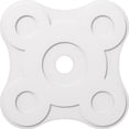 thumbnail image 1 of Ekena Millwork CMP36LA-05000 36 Po OD x 5 Po ID Carré Luna Architectural Grade PVC Contemporain Plafond Médaillon, 1 of 1