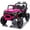 Pink, variant on Ambifirner 24V 400W Kids Ride-On UTV with Parent Remote Control, Four-Wheel Drive & Suspension, LED Headlights, Bluetooth Music & Power Display for Ages 3+ (Blue)