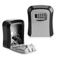 thumbnail image 4 of WALFRONT 4 Digit Key Safe Security Storage Lock Box Combination Wall Mount Organizer US, Key Storage Lock Box, Wall Mount Lock Box, 4 of 7