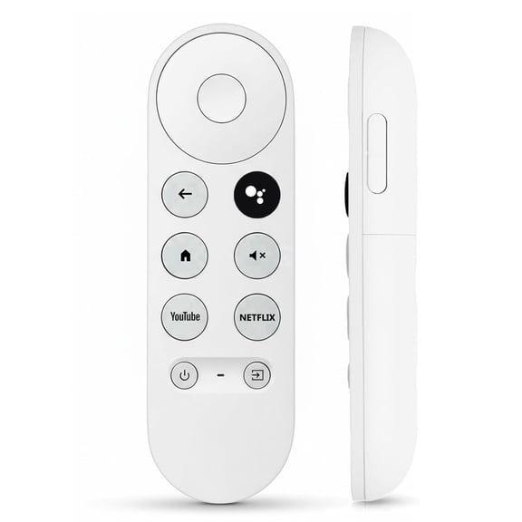 COREBAY Voice Remote, Replacement for Chromecast with Google TV & Google TV Streamer, White