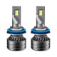 thumbnail image 3 of 2 bombillas LED para faros delanteros, aleación de aluminio, luz brillante, iluminación automotriz resistente. estilo C, 3 of 8
