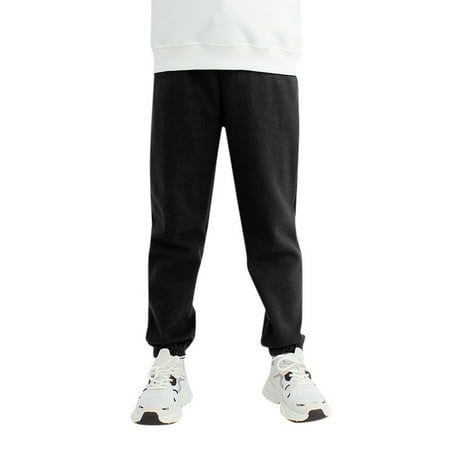 Toddler Baby Boys Pants Girls Solid Jogger Sweatpants With Pockets Warm Kids Trousers Casual Clothes Pants for Boys Size 4-5T