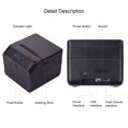 thumbnail image 2 of TFixolAibecy Desktop 58mm Thermal Receipt Printer Wired Barcode Printer USB BT Connection with 2 Rolls Paper Inside Support ESC/POS Command Compatible with Windows Android IOS for Supermarket Store Re, 2 of 6