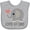 AC-Heather Grey, variant on Inktastic Grandchild Loved by Oma Boys or Girls Baby Bib