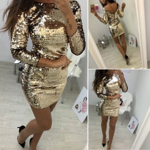 sequin beach dress