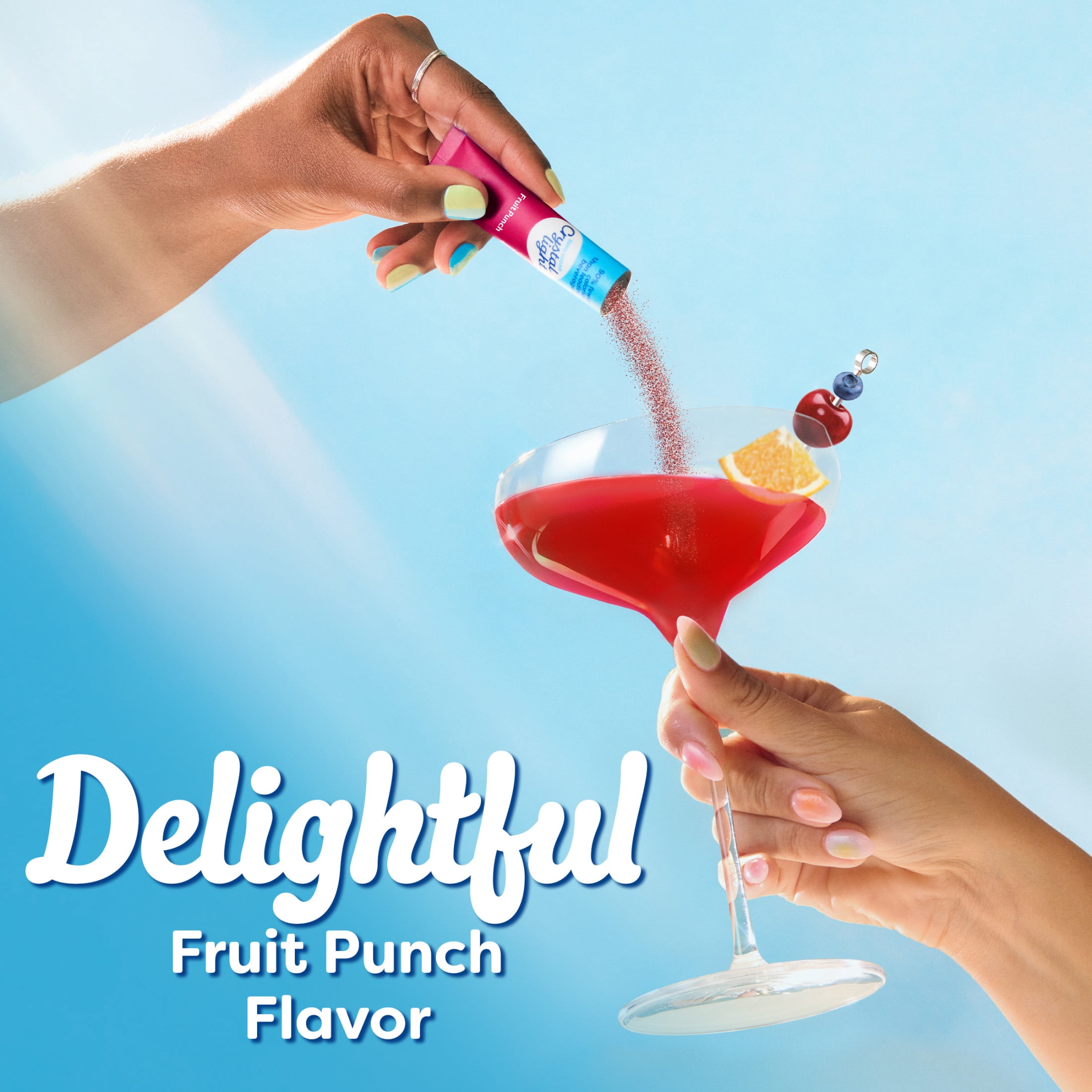 (12 pack) Crystal Light Drink Mix, 10 Packets, for Convenient On-the-Go Flavorful Hydration, Fruit Punch, artificial flavored, Zero Sugar, 0.9 oz
