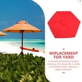 thumbnail image 3 of unbranded Sombrilla Reposición Tela Roja Para Exteriores Resistente Al, 3 of 6