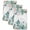 Green, variant on Vintage Coastal Coral Kitchen Towels Set of 3, Nautical Blue Conch Starfish Ocean Absorbent Dish Towels for Kitchen, Microfiber Hand Towel, Quick Drying Tea Towel for Cleaning Decorative Dishcloths