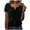 Black-02, variant on Mittory Womens Summer Tops Dressy Casual Short Sleeve V Neck T Shirts Cute Blouses Fashion Loose Fit Tunics