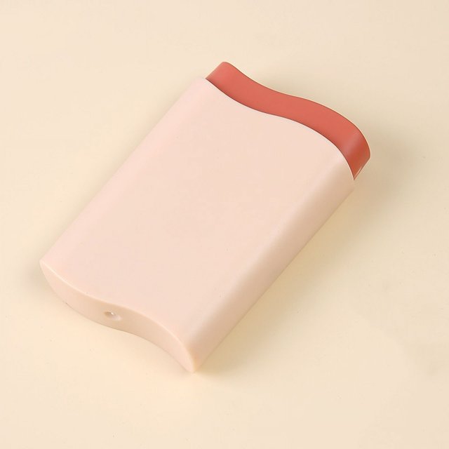 Pastillero portátil con 6 ranuras de colores, estuche para el cuidado de la salud, divisores para medicamentos, organizador de pastillas de viaje, fácil de llevar