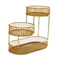 thumbnail image 2 of Tongina 3 Tier Fruit Basket Fruit Bowl Kitchen Countertop Rack Multipurpose Bread Basket Vegetable Rack for Veggie Fruit Potato Table Gold, 2 of 7