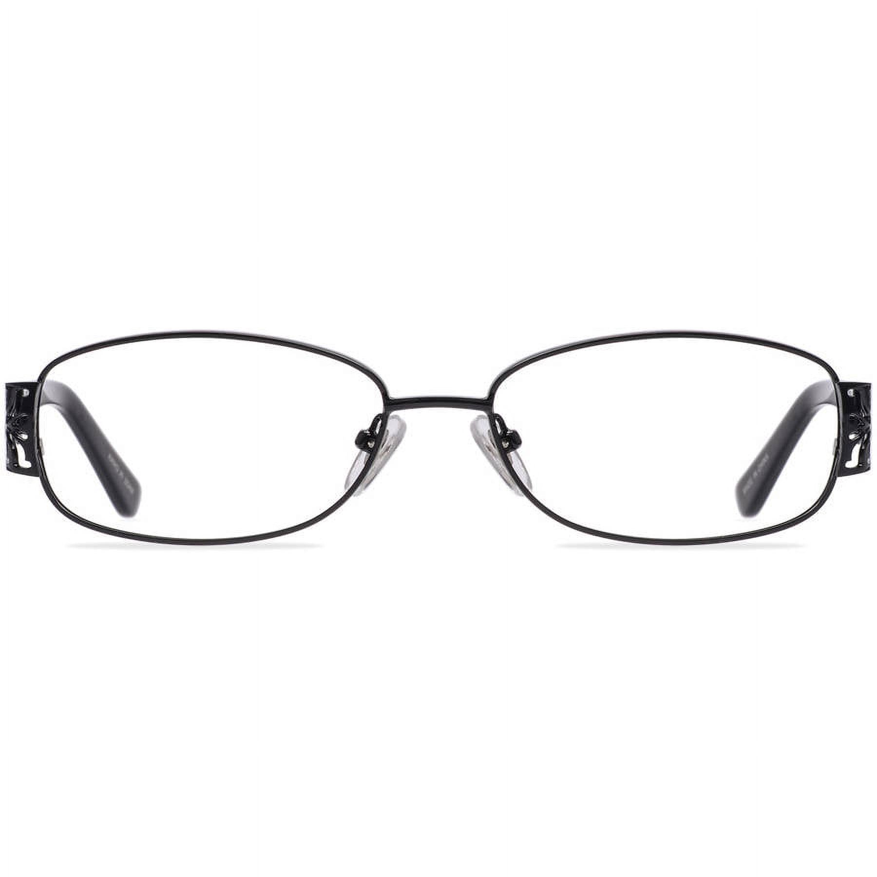 Contour Womens Prescription Glasses, FM12003 Shiny Black - Walmart.com