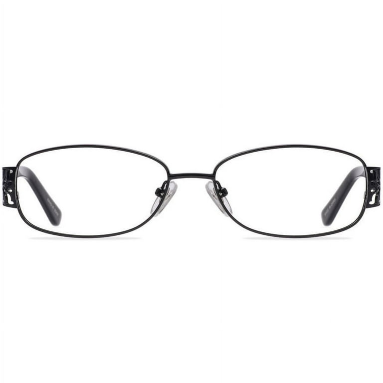 Contour Womens Prescription Glasses FM12003 Shiny Black Walmart