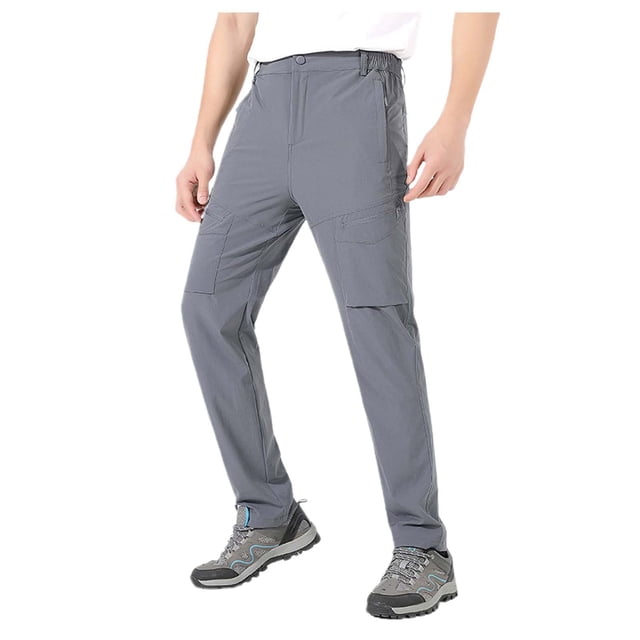 JFHHQ Pantalon d'Été pour Femmes Randonnée randonnée Léger Respirant Extensible Décontracté TTTG Gris Foncé