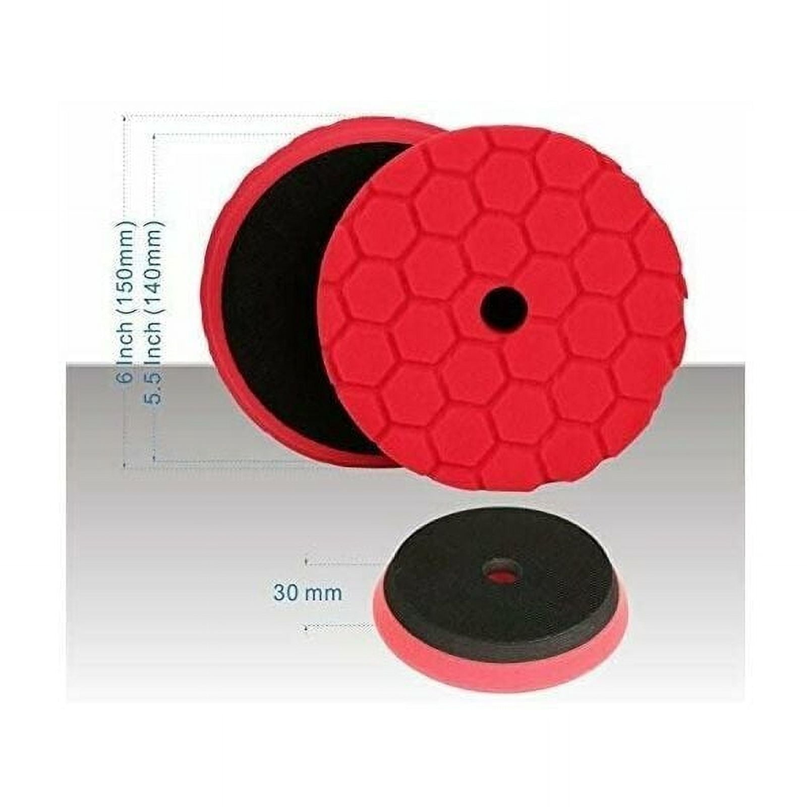 Professional Finish Hex Logic Polishing Pad, Car Buffer Polisher Kit with Buffing Pads for Scratch Removal and Waxing, Easy To Use Design for Wide Application
