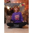 thumbnail image 2 of Jingle All The Way - Holiday Vibes Women's Sweatshirt, 2 of 4