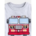 thumbnail image 2 of Wonder Nation Toddler Boys Interactive Graphic Tee with Long Sleeves, Sizes 12M-5T, 2 of 3