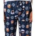 thumbnail image 3 of Jujutsu Kaisen Men's Chibi Sorcerers School Logo Allover Print Lounge Pajama Pants, 3 of 7