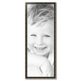 thumbnail image 2 of ArtToFrames 18" x 48" Black Panel With Silver Lip Picture Frame, 18x48 inch Multi Wood Poster Frame (WOM-5093),  Pack, 2 of 7