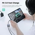 thumbnail image 3 of USB C headphone jack adapter, C splitter audio charging cable...... UGREEN, 3 of 7