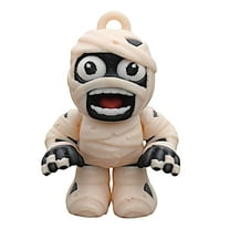 YFTDEF Mummy Animated Decor, Cute Bandage Ornament, Halloween Decoration, Indoor Outdoor Use, Versatile Spooky Decor for Parties and Celebrations, Easy Setup