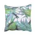 thumbnail image 1 of RYLABLUE Taie d'Oreiller Décorative Abstraite Libellule Colorée Housse de Coussin 16x16 Pouces, 1 of 1