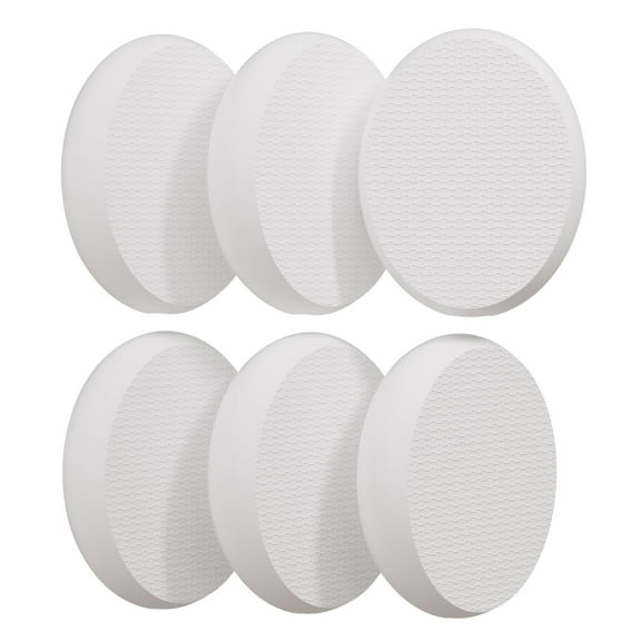 AmazerBath 6 PCS Lotion Applicator Replacement Pads, Back Sunscreen Applicator for Kids, Elderly, Women, Apply Cream Skin Cream Moisturizer Sunscreen Tanner, White