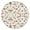 Flower Floral Pattern, variant on Round Tablecloth with Floral Design and Elastic Edge, Reusable Water-Resistant Polyester, Fits 44-52 Inch Kitchen or Picnic Table