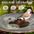 thumbnail image 3 of 4 Pack Mini Brass Turtle Copper Disc for Bird Bath Ornament, 0.8 Oz Weight Copper Birdbath Purification Disc, Small Statue Stand Cleaner Bird Bath Disk for Water Garden Fountain Outdoor, 3 of 7