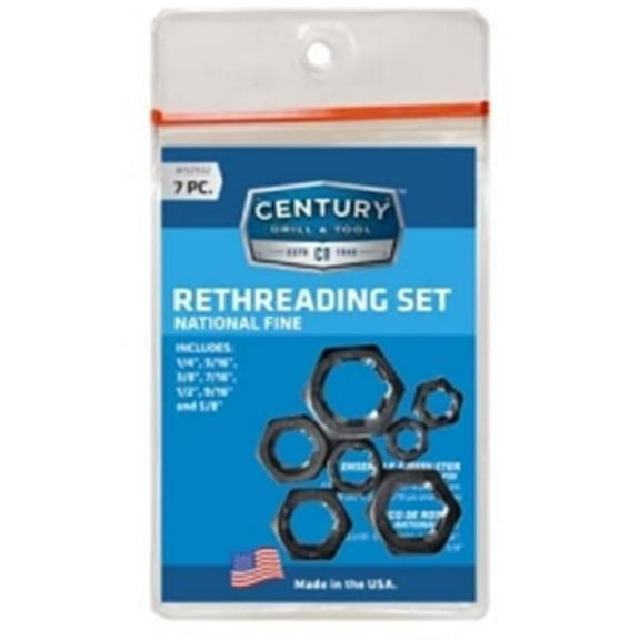 Century Drill & Tool NF Rethread Set - 7 Piece