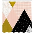thumbnail image 3 of Ambesonne Geometric Shower Curtain, Abstract Texture Art, 69"Wx70"L, Multicolor, 3 of 3