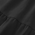 thumbnail image 3 of Mgmyaa Robe d'Été Bohème à Manches Bouffantes Ligne A Décontractée Longue Robe Smockée Col en V Peplum, 3 of 8