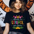 thumbnail image 3 of Dímelo en Español Por Favor T-Shirt – Bilingual Language Teacher Tee, Gold, Size 3XL, 3 of 6