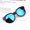 Navy blue, variant on Kids Leisure Eyewear Frosted Daily Travel Shading Round Stylish Sunglasses