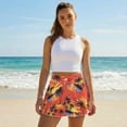 thumbnail image 3 of KUIFORTITree Coconut Womens Skort Tennis Skirt with Pocket Breathable Soft Tummy Control Shorts Pleated Skirts Fashion Athletic Skirts for Running Tennis Golf Workout Sports, 3 of 7