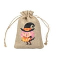 thumbnail image 1 of Sacs d'Halloween Phosphorescents Pochettes de Rangement en Lin pour la Collecte de Bonbons Ou Accessoires de Fête d'Halloween pour le Rangement de Bonbons, Bijoux et Parfums, 1 of 6