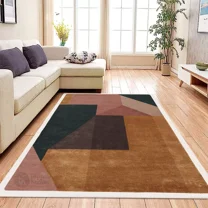 Tufted rug 9x13, Handmade wool, Geometric carpet, Area rugs for Living room