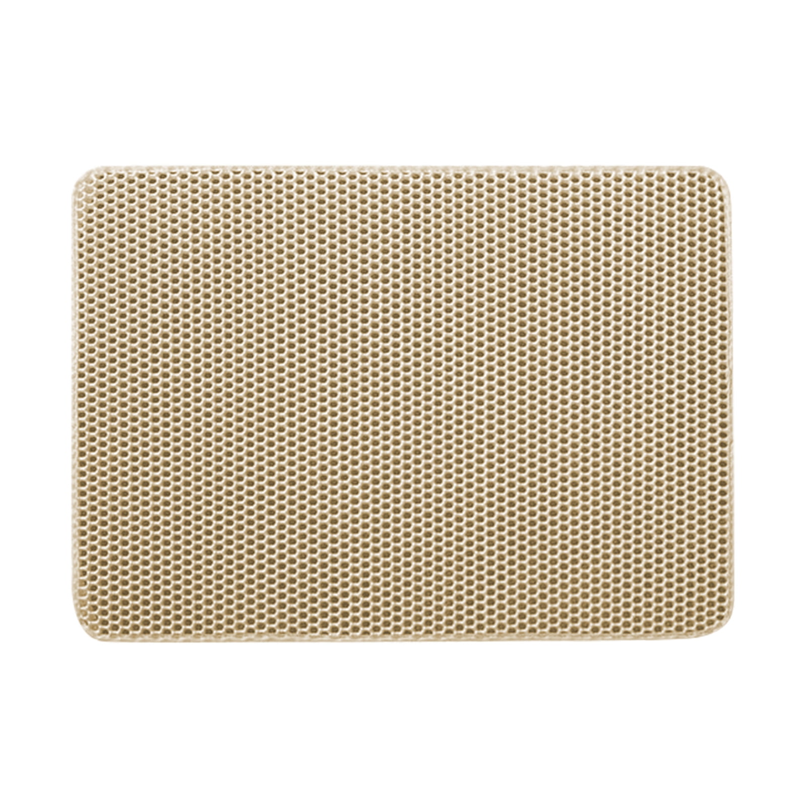 sunsanly Extra Large Cat Litter Mat Double Layer Cat Litter Trapping Mat Non-Slip Waterproof Litter Box Mat Scatter Control Pad