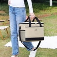 thumbnail image 5 of Outdoor Insulated Cooler Bag, 14.96" L x 9.45" W x 11.22" H Nylon Portable Lunch Tote, 5 of 7