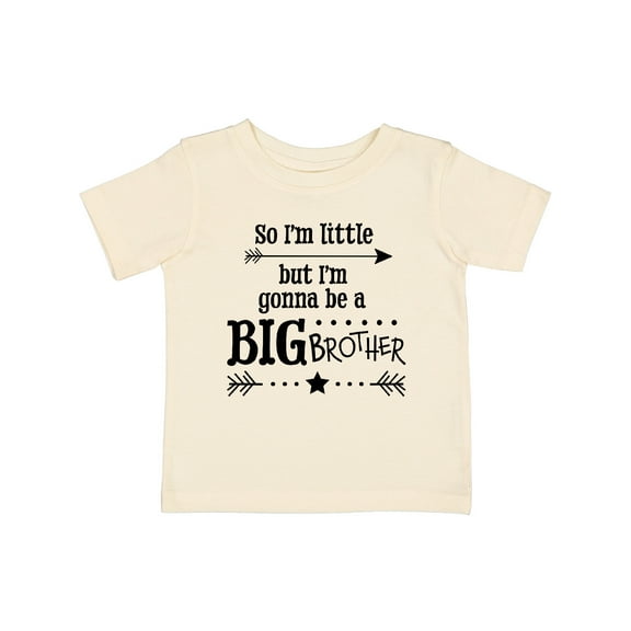 Inktastic So I'm Little, but I'm Gonna to Be a Big Brother Boys Baby T-Shirt