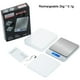thumbnail image 4 of Toystoory Balanzas digitales LCD de precisión de 0,01/0,1g, 500g/1/2kg, Mini electrónica de gramos, de peso para té, para Cocina y Comedor plata 2kg Toystoory HA000836-02B, 4 of 6